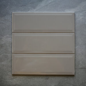 4X12 BISEL ELEPHANT GREY GLOSSY