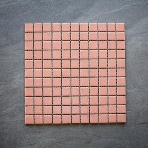 1X1 GRID SALMON GLOSSY