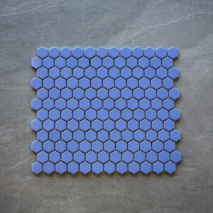 1"HEX UPTOWN VIOLET BLUE MATTE