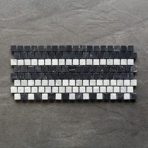 5X12 BORDER ROYAL MIDNIGHT AND CARRARA